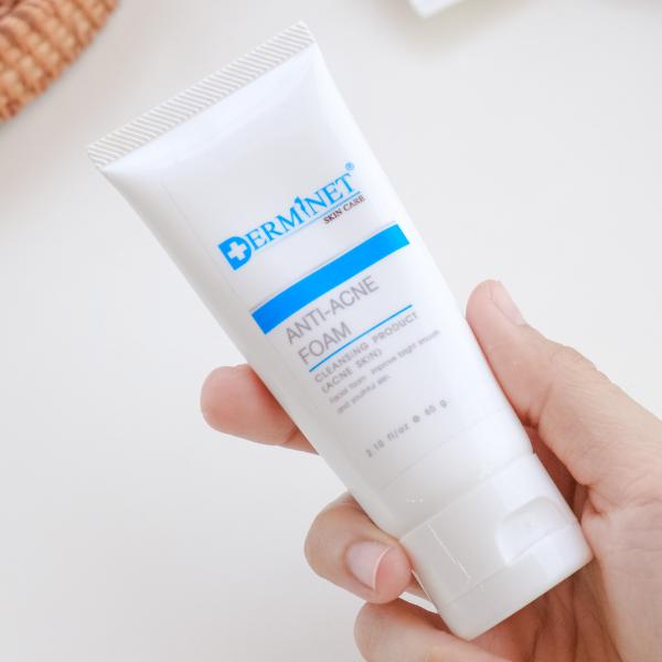 Anti-Acne Foam โฟมล้างหน้า สำหรับผิวที่เป็นสิว ผิวมัน-ผิวผสม (60g.)