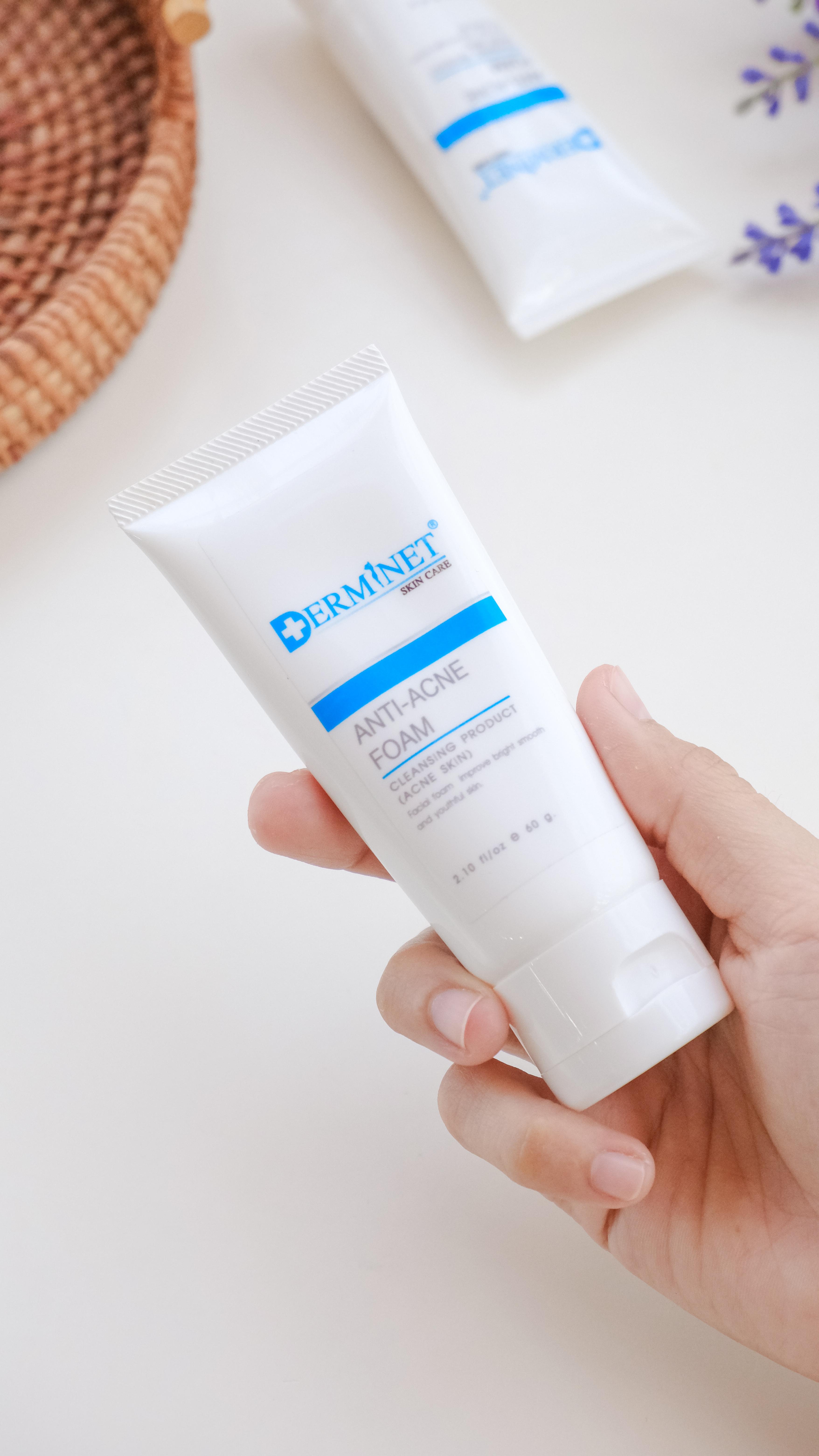 Anti-Acne Foam โฟมล้างหน้า สำหรับผิวที่เป็นสิว ผิวมัน-ผิวผสม (60g.)