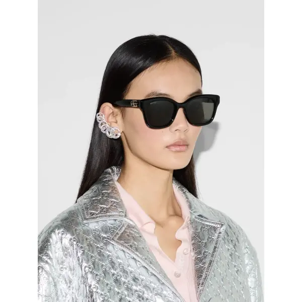 GUCCI Gucci fitted design round frame women's sunglasses