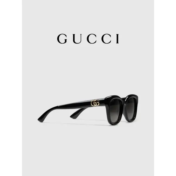 GUCCI Gucci fitted design round frame women's sunglasses