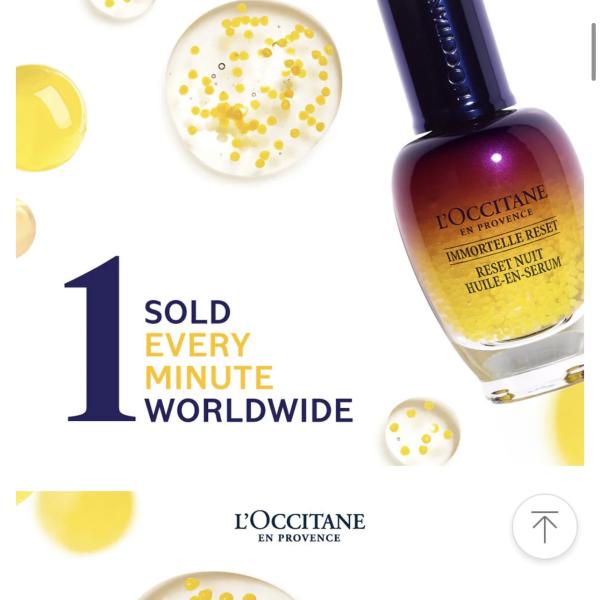 Occitane Immortelle Overnight Reset Oil-in-serum