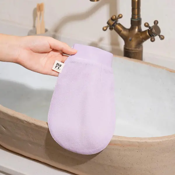 NARI Exfoliating Glove 1pc #Sparkling Lavender
