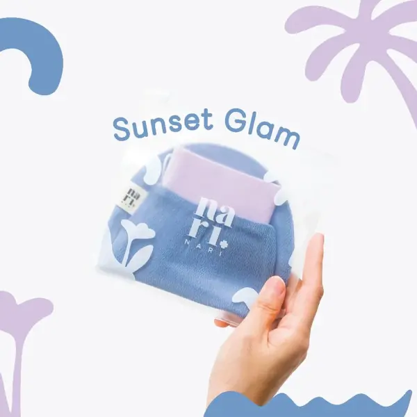 NARI Exfoliating Glove 1pc #Sunset Glam