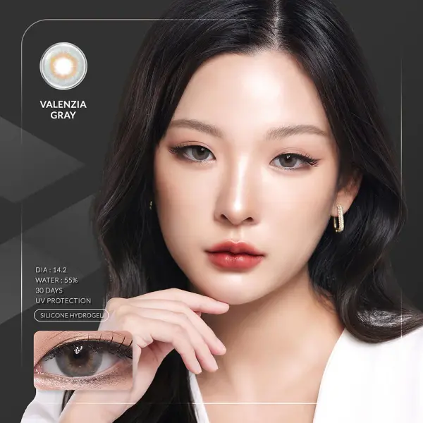 Kitty Kawaii Plus Contact Lens Vatanika Valenzia Gray