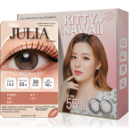 Kitty Kawaii Plus Contact Lens Mini Julia Brown [1 Pair] #-2.50 Monthly contact lenses