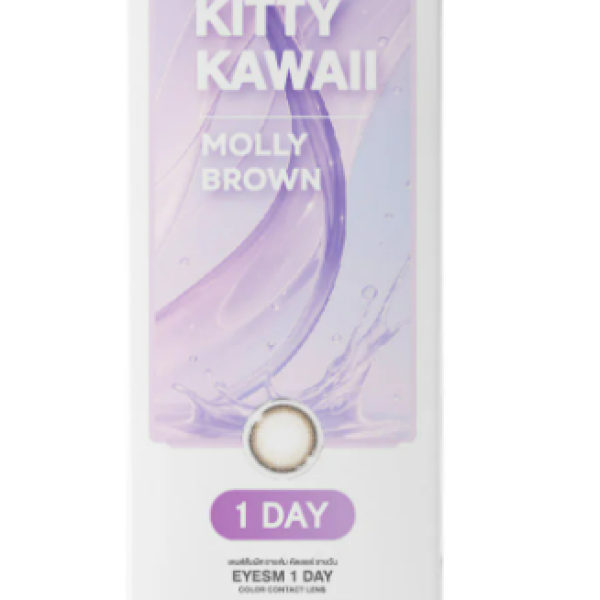 Kitty Kawaii Oneday Molly Brown [3 Pairs] #-3.50 Daily contact lenses