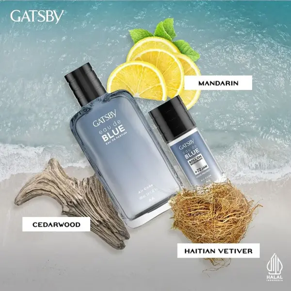 GATSBY Eau De Blue EDP Air 100ml Men's fragrance