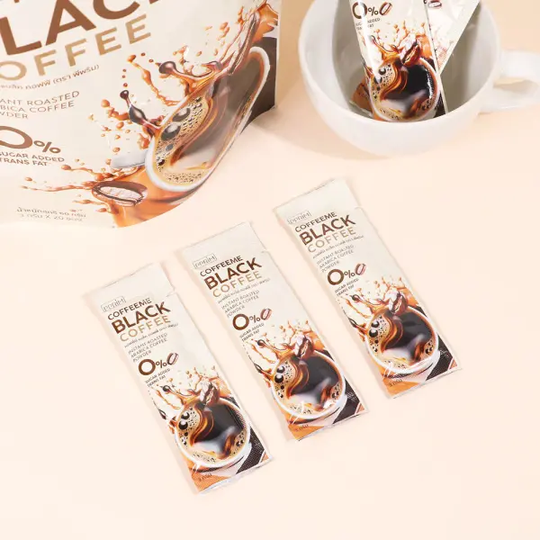 PPRIM Coffeeme Black Coffee 20 Sachets Instant coffee powder Coffeeme