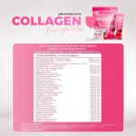 WinkWhite Collagen Pink Glow Plus [12g x 15 Sachets] Collagen supplement, berry melon flavor, 15 sachets