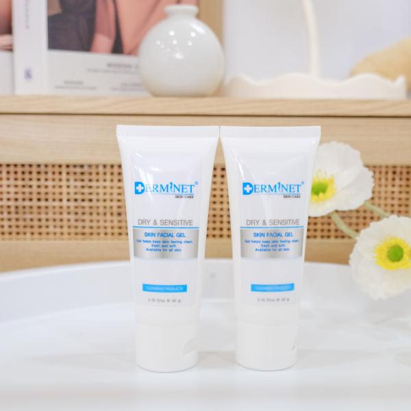 Dry & Sensitive Skin Facial Gel เจลล้างหน้า สำหรับผิวแห้ง ผิวบอบบาง-ผิวแพ้ง่าย (60cc.)